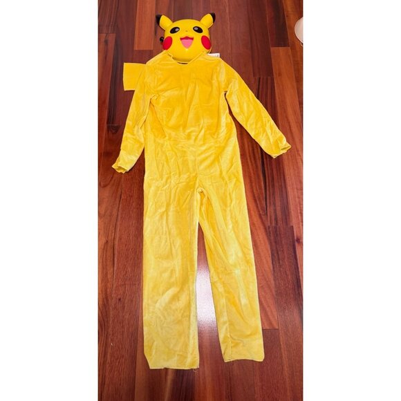 Pokemon Pikachu Childs Costume Jumpsuit with Mask 43" - Picture 1 of 6